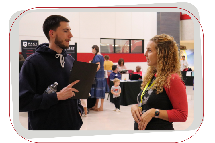 parents talking about volunteering